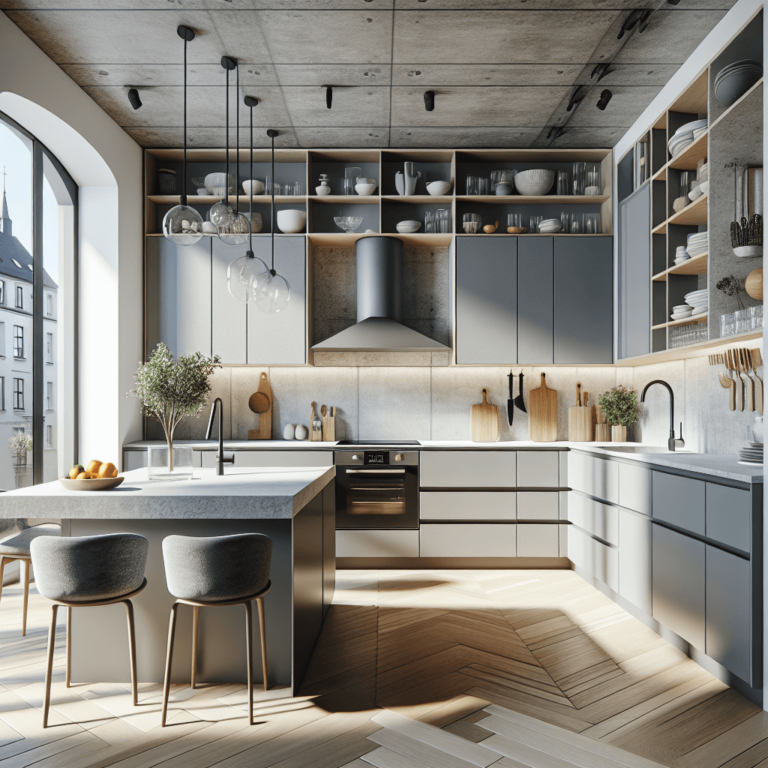 anthrazitfarbene Barrierefreie Küche-Stuttgart