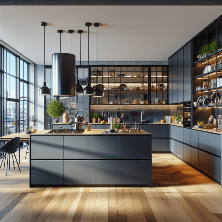 anthrazitfarbene Rondell Küche-Stuttgart