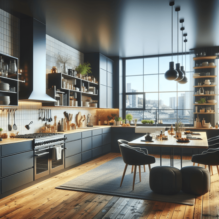 anthrazitfarbene Singleküche-Stuttgart