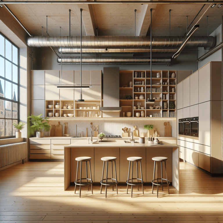 beige Industrial Style Küche-Stuttgart