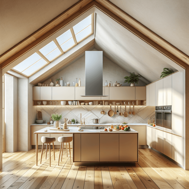 beige Küche für Dachschräge-Stuttgart