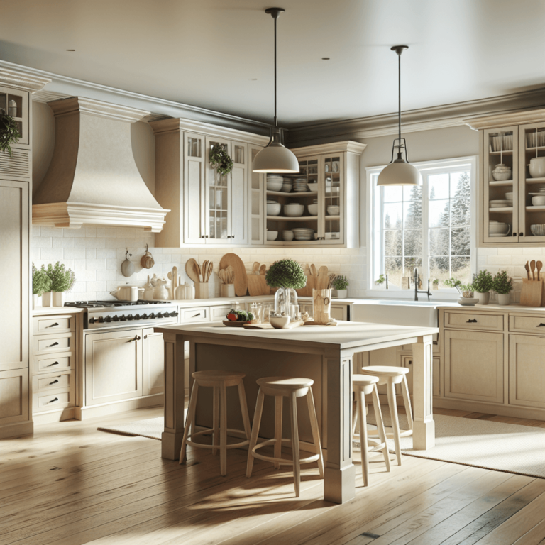 beige Küche im Bauernhausstil-Stuttgart