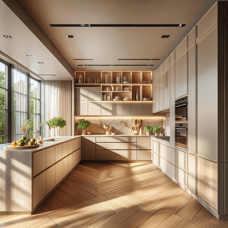 beige Küche im asiatischen Stil-Stuttgart