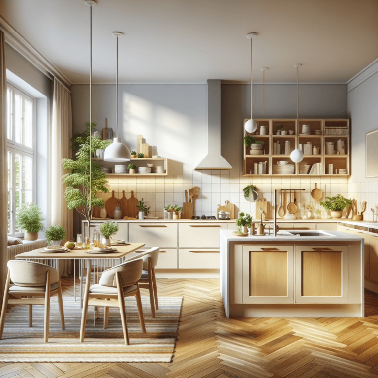 beige Küche im skandinavischen Stil-Stuttgart