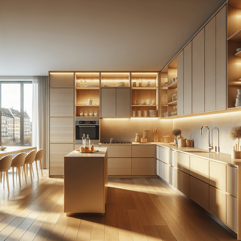 beige einzeilige Küche-Stuttgart