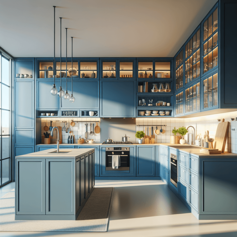 blaue Modulare Küche-Stuttgart