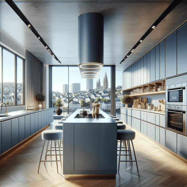 blaugraue Komplett Küche-Stuttgart