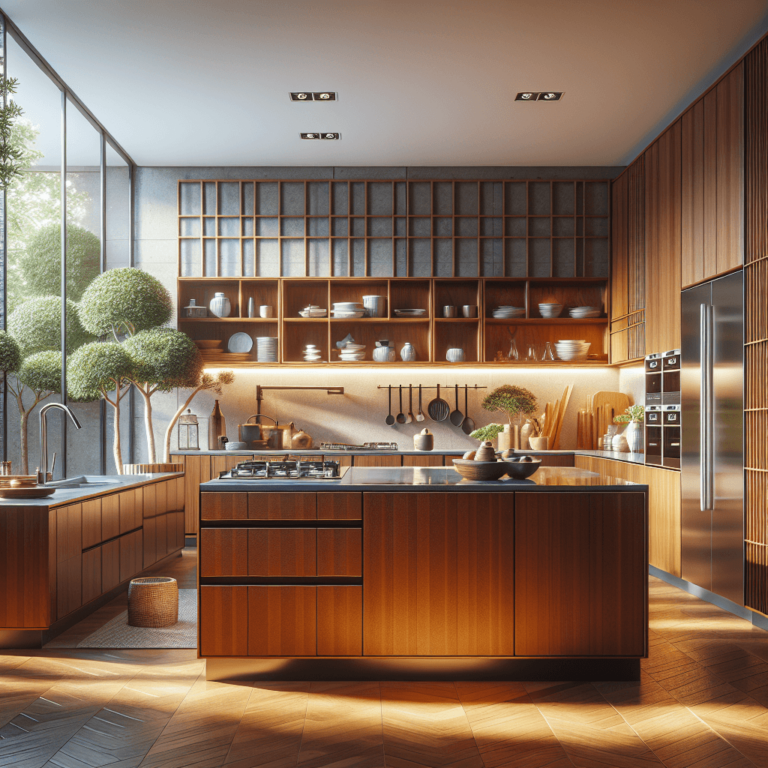 braune Küche im asiatischen Stil-Stuttgart