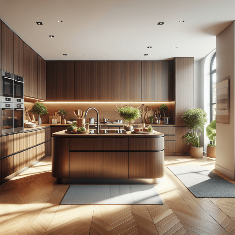 braune Küche in U-Form-Stuttgart