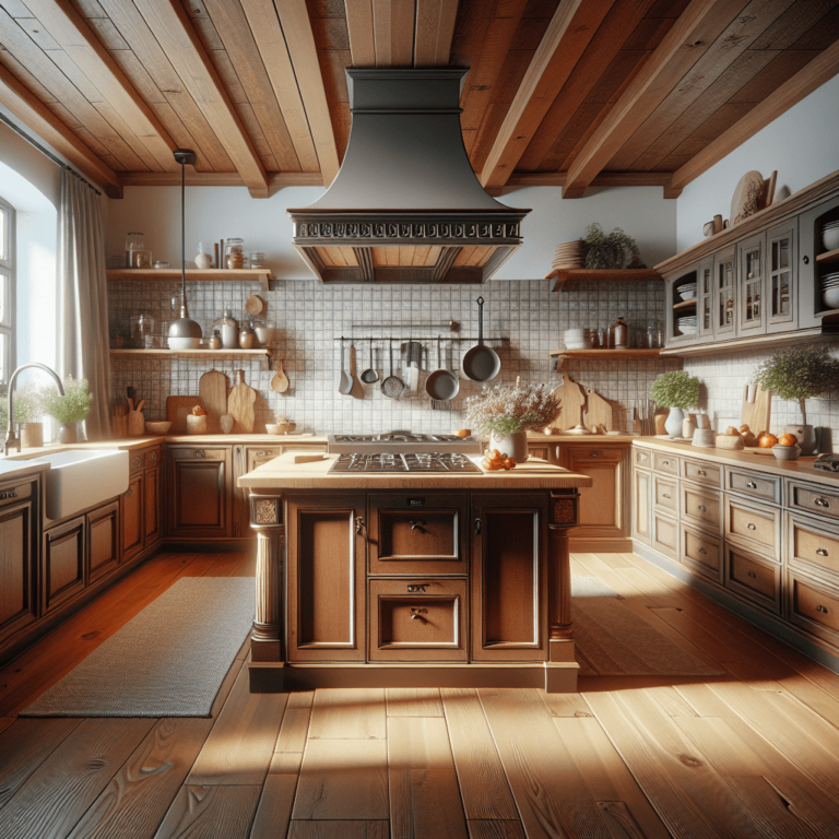 braune Landhausküche-Stuttgart