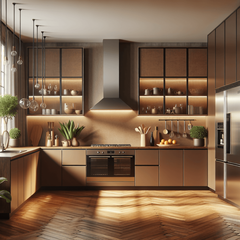 braune Minimalismus Küche-Stuttgart