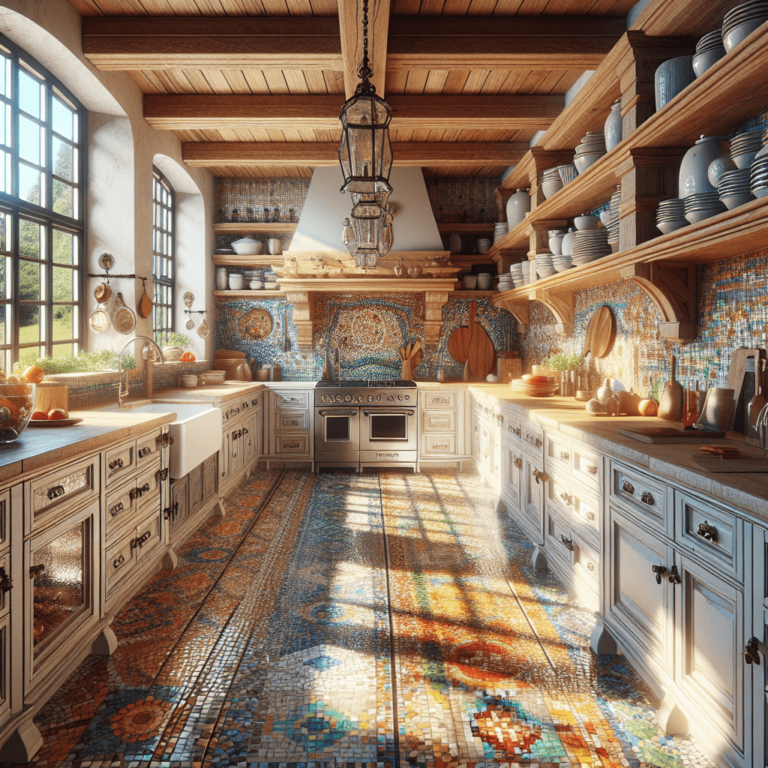 bunte Küche im Bauernhausstil-Stuttgart