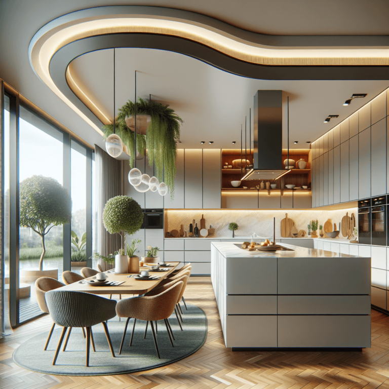 bunte Küche in G-Form-Stuttgart