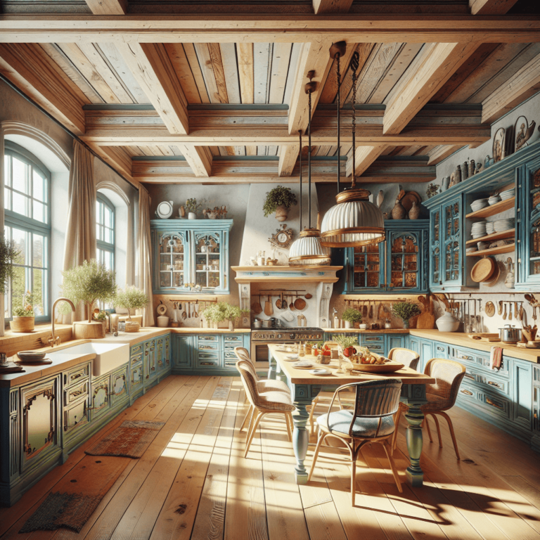 bunte Landhausküche-Stuttgart