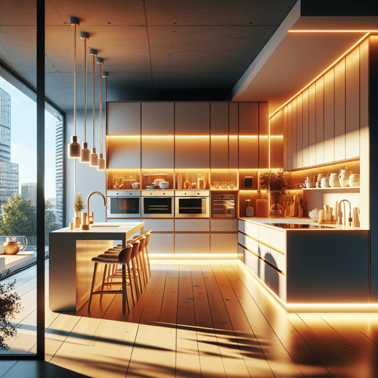 bunte einzeilige Küche-Stuttgart