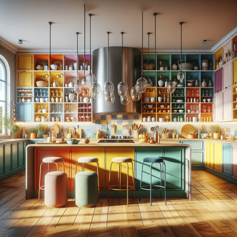bunte mehrzeilige Küche-Stuttgart