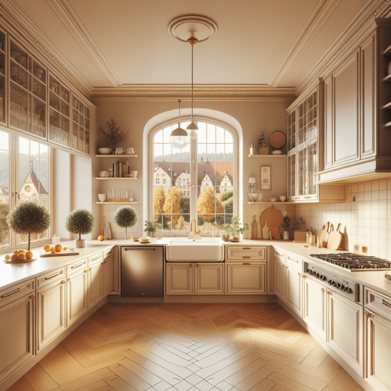 cremefarbene Amerikanische Küche-Stuttgart