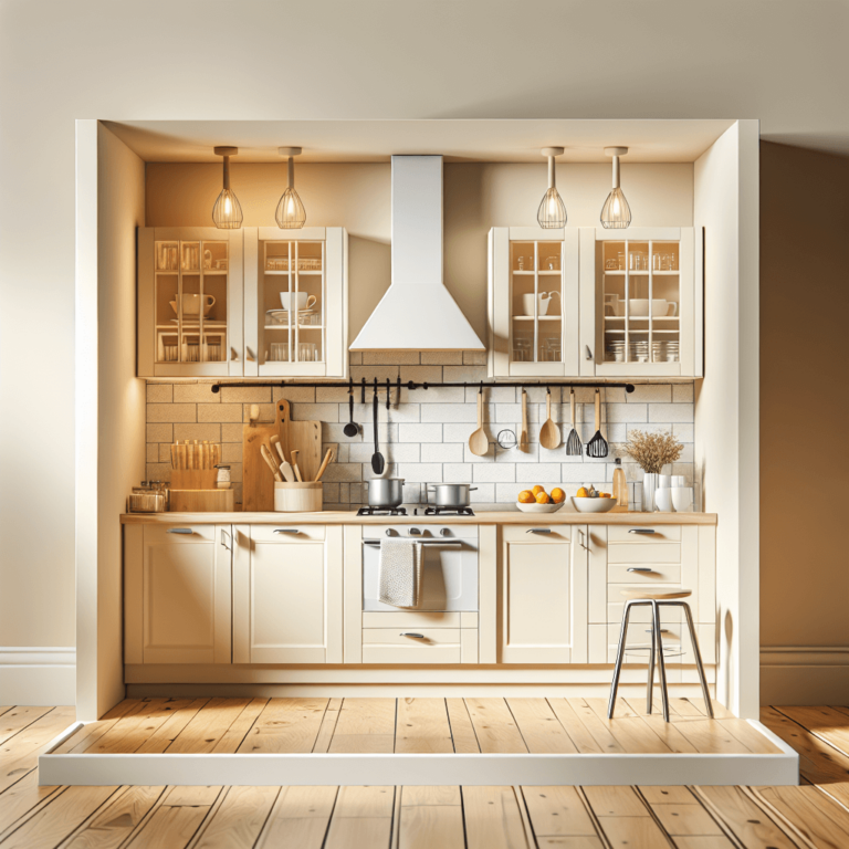 cremefarbene Barrierefreie Küche-Stuttgart