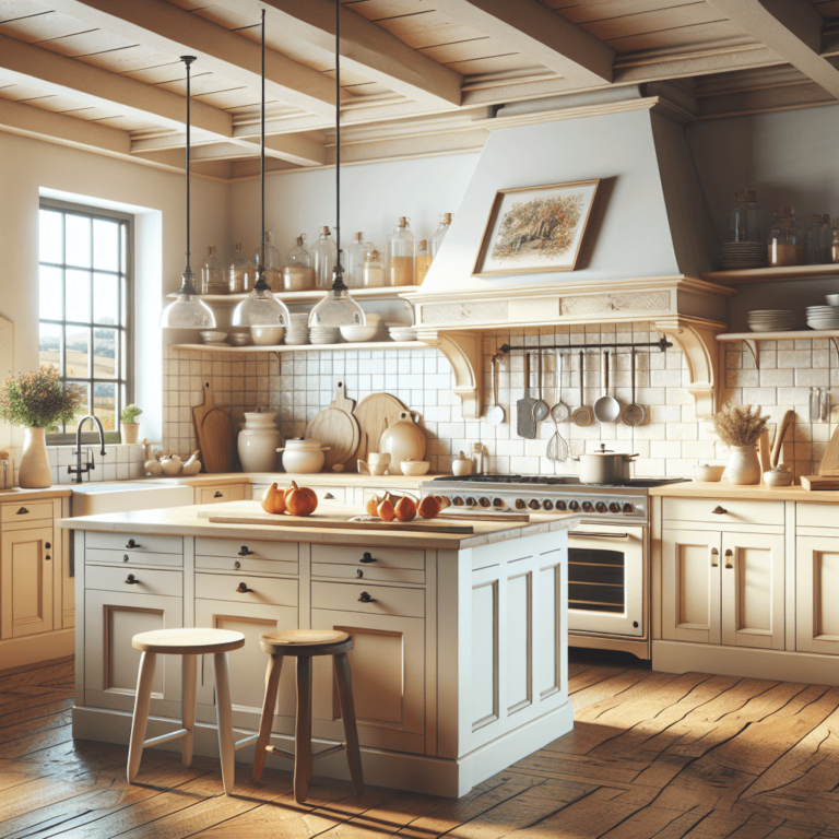 cremefarbene Küche im Bauernhausstil-Stuttgart