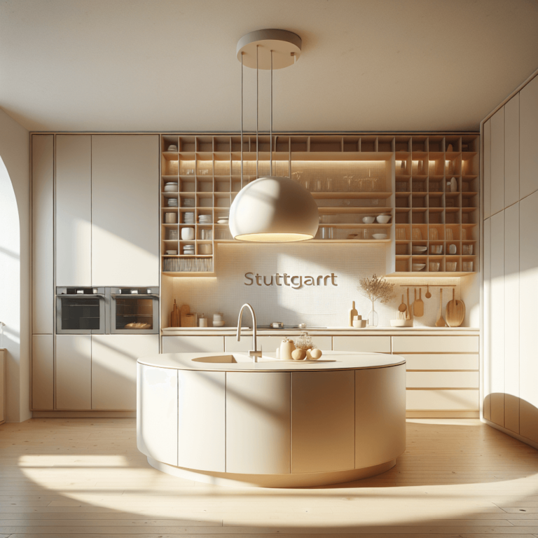 cremefarbene Rondell Küche-Stuttgart