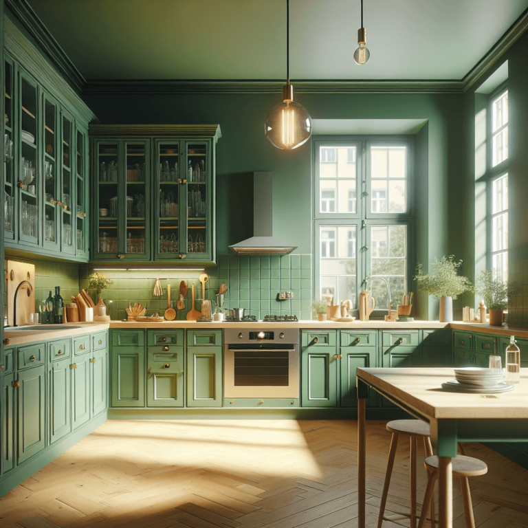 grüne Singleküche-Stuttgart