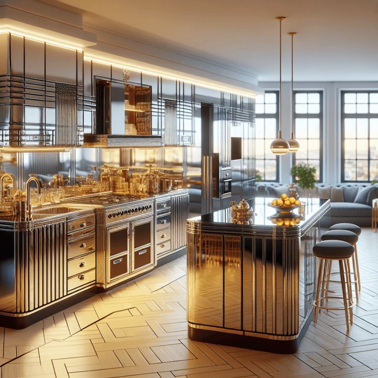 hochglanz Küche im Art-Deco-Stil-Stuttgart