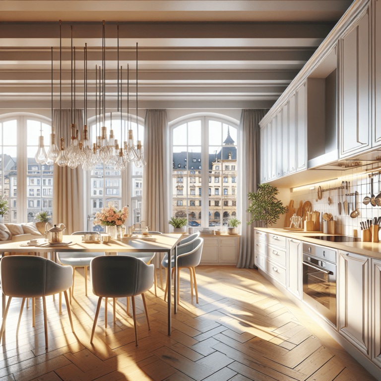 hochglanz Küche im Shabby Chic Stil-Stuttgart