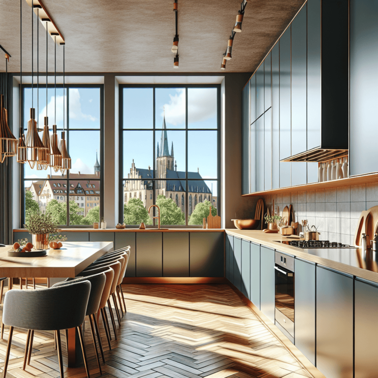 hochglanz Küche im skandinavischen Stil-Stuttgart