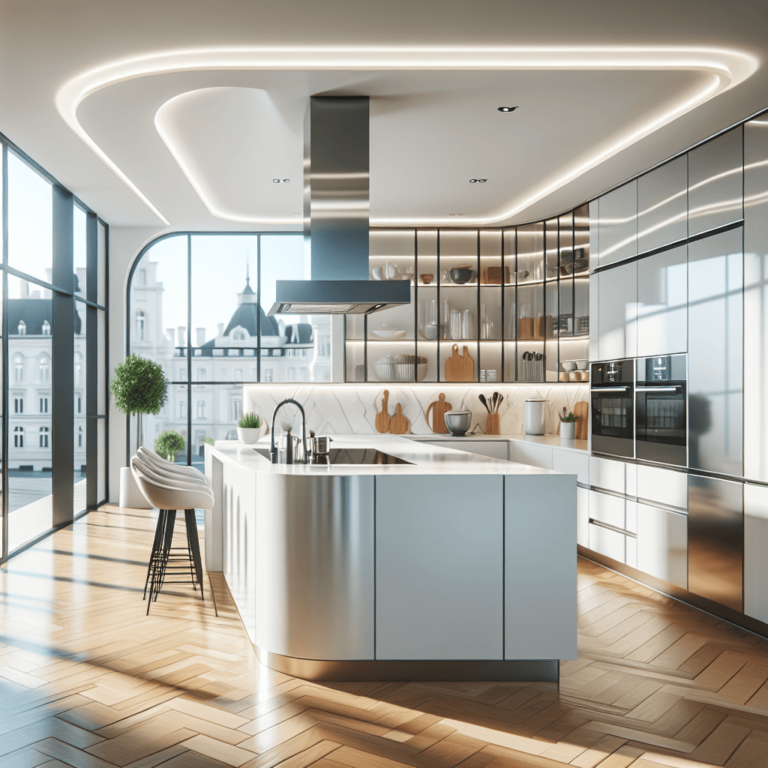 hochglanz Küche in L-Form-Stuttgart