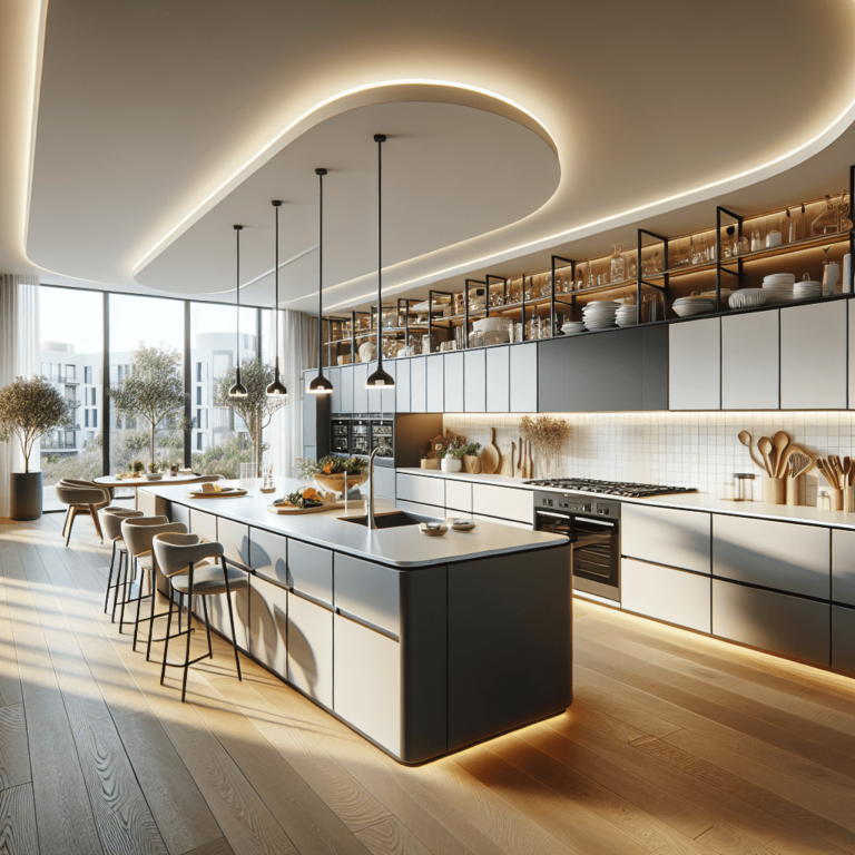 hochglanz Küche in U-Form-Stuttgart