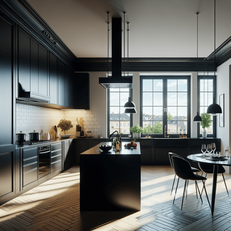 schwarze Komplett Küche-Stuttgart