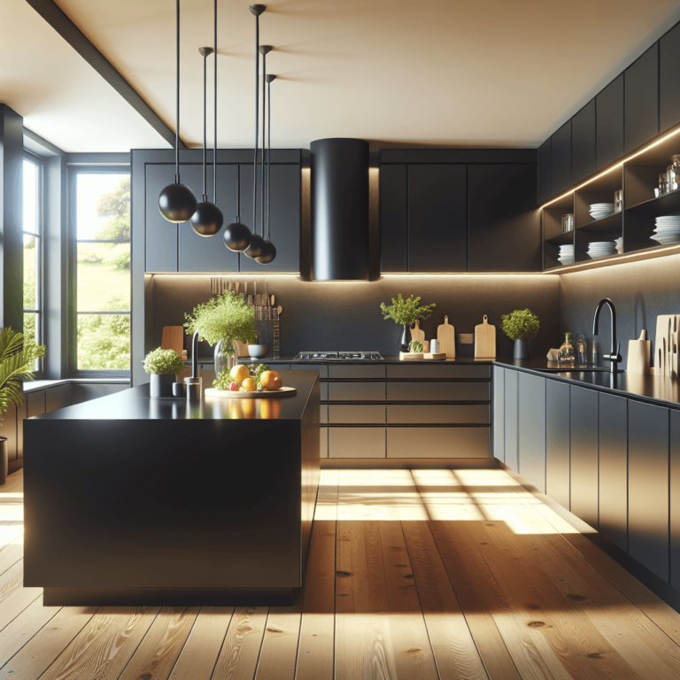 schwarze Singleküche-Stuttgart