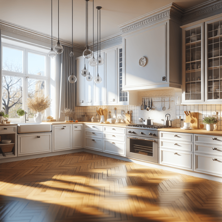 weiße Retro Küche-Stuttgart