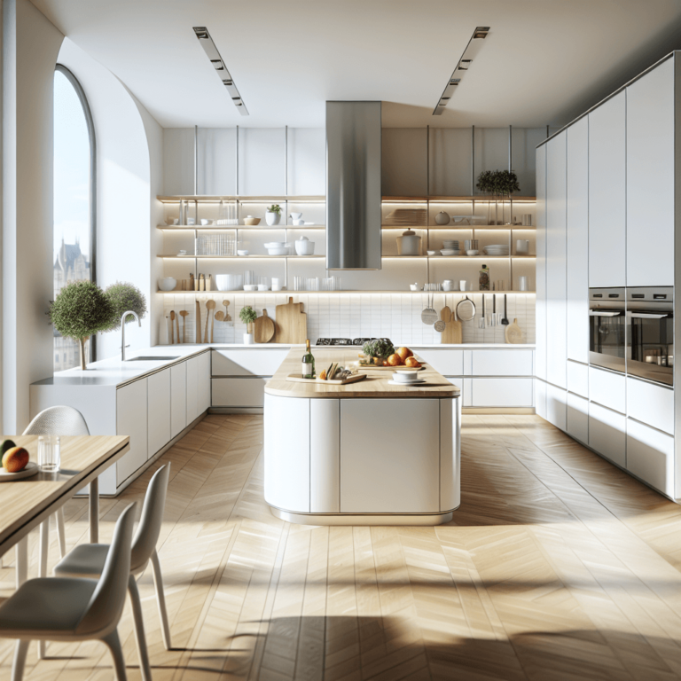 weiße Wohnküche-Stuttgart